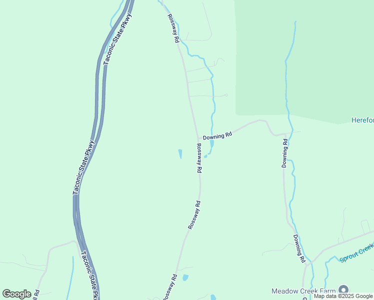 map of restaurants, bars, coffee shops, grocery stores, and more near 438 Rossway Road in Pleasant Valley