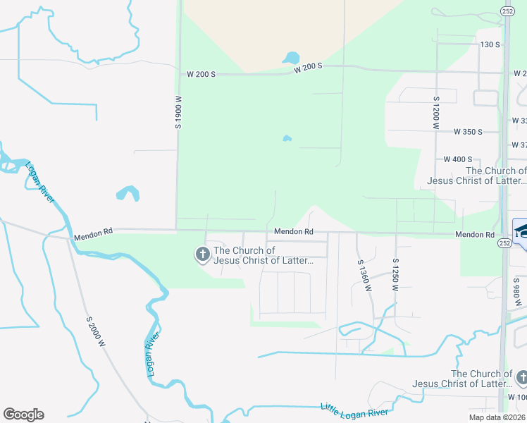 map of restaurants, bars, coffee shops, grocery stores, and more near 552 S West Rivergate Drive in Logan