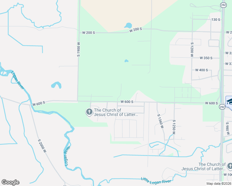 map of restaurants, bars, coffee shops, grocery stores, and more near 552 S West Rivergate Drive in Logan