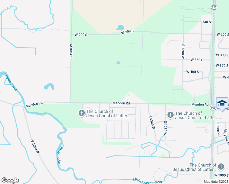 map of restaurants, bars, coffee shops, grocery stores, and more near 534 South 1580 West in Logan