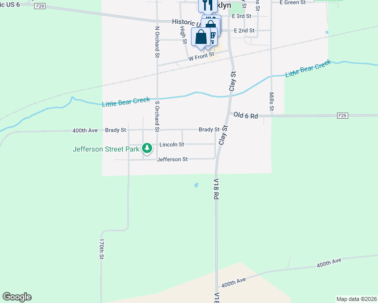 map of restaurants, bars, coffee shops, grocery stores, and more near 101-199 Lincoln Street in Brooklyn
