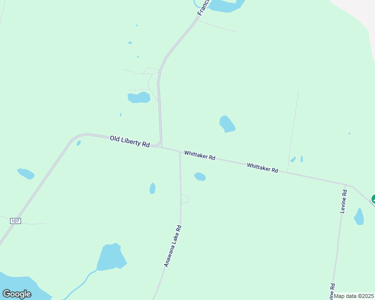 map of restaurants, bars, coffee shops, grocery stores, and more near 21 Whittaker Road in Monticello