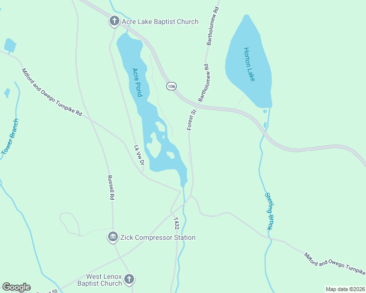 map of restaurants, bars, coffee shops, grocery stores, and more near 71 Granger Road in Kingsley