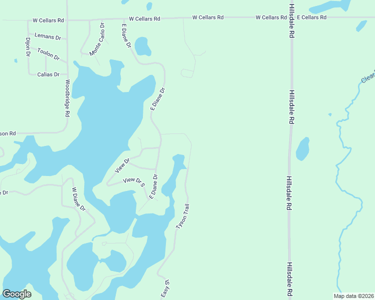 map of restaurants, bars, coffee shops, grocery stores, and more near 14082 Tyson Trail in Camden