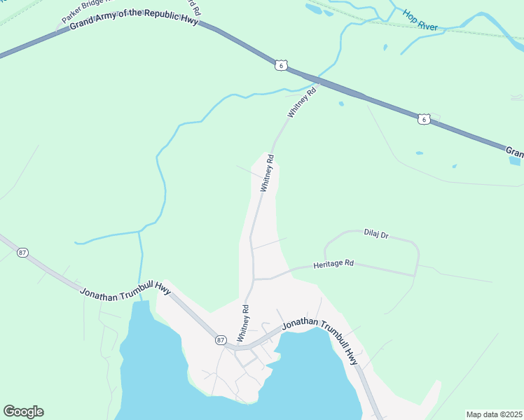 map of restaurants, bars, coffee shops, grocery stores, and more near 33 Whitney Road in Columbia