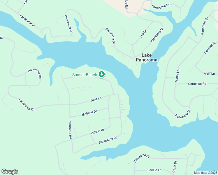 map of restaurants, bars, coffee shops, grocery stores, and more near 6293 Panorama Drive in Panora