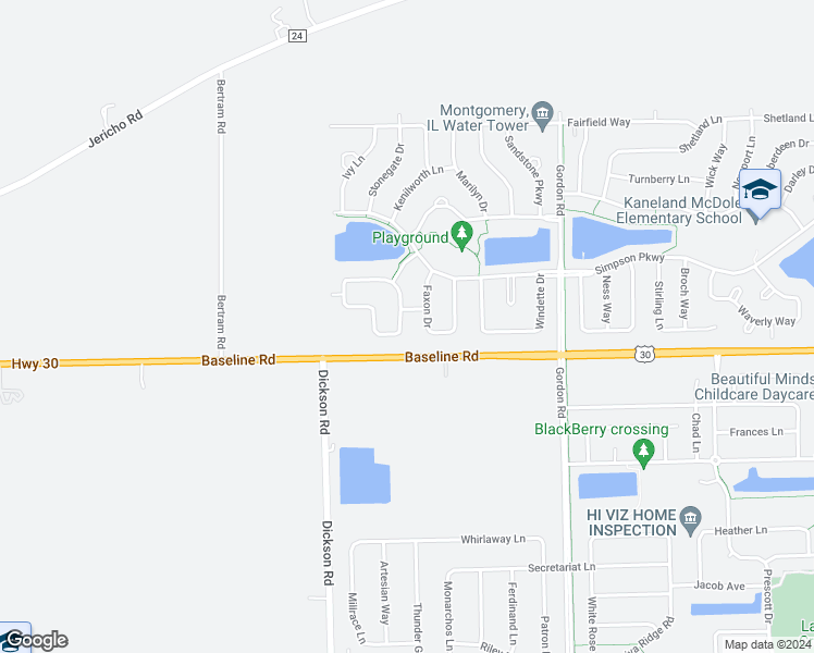 map of restaurants, bars, coffee shops, grocery stores, and more near 1824 Candlelight Circle in Aurora