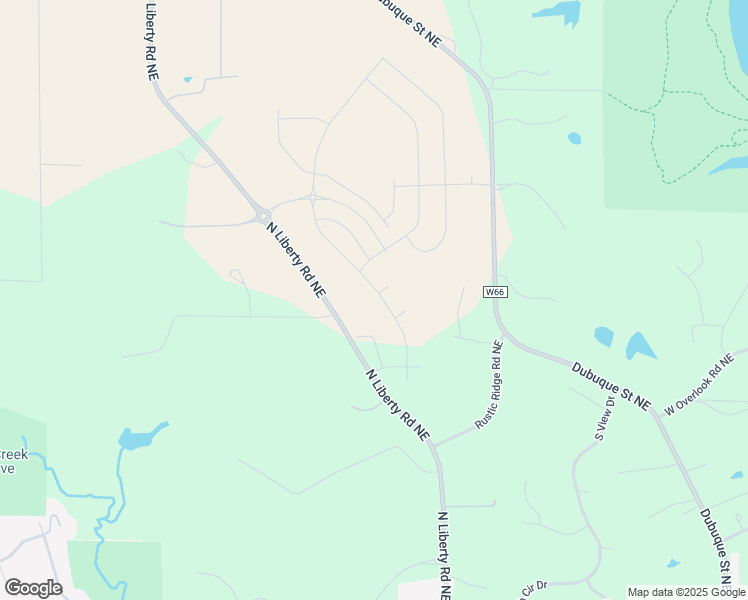 map of restaurants, bars, coffee shops, grocery stores, and more near 2900 North Liberty Road Northeast in North Liberty