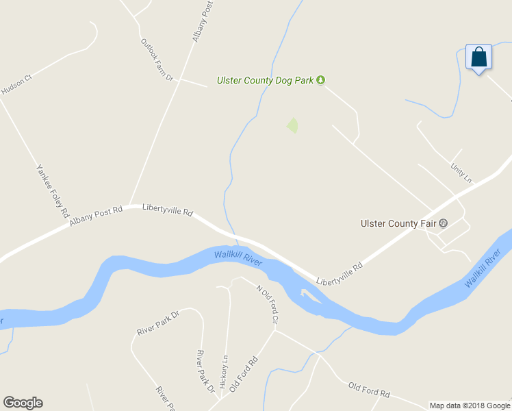 map of restaurants, bars, coffee shops, grocery stores, and more near 348 Libertyville Road in New Paltz