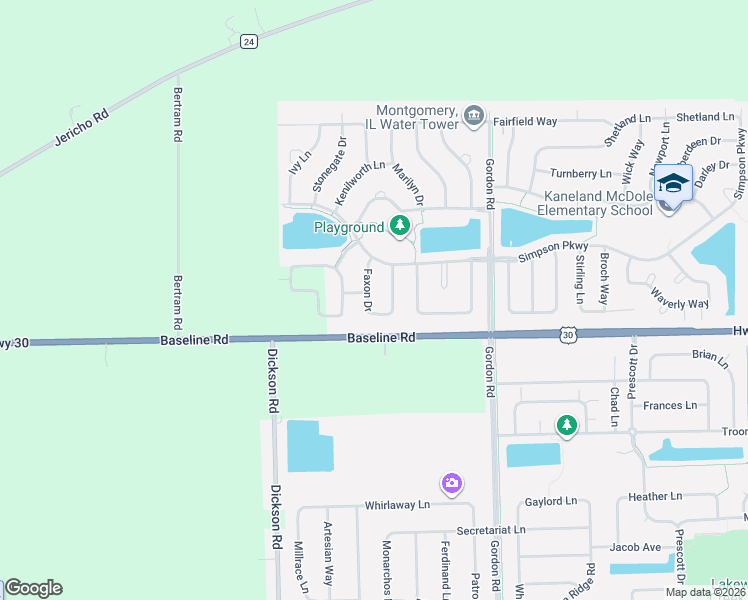 map of restaurants, bars, coffee shops, grocery stores, and more near 1888 Faxon Drive in Montgomery