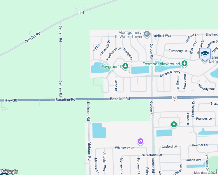map of restaurants, bars, coffee shops, grocery stores, and more near 1819 Candlelight Circle in Montgomery