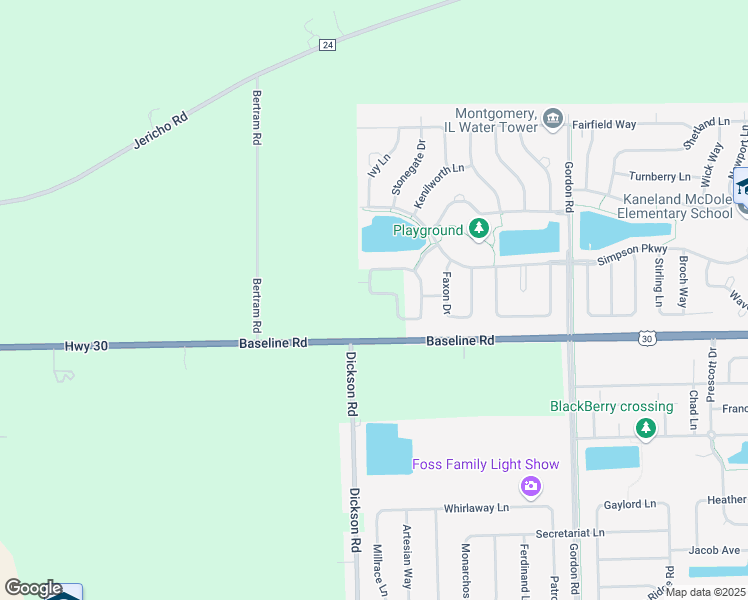map of restaurants, bars, coffee shops, grocery stores, and more near 1921 Candlelight Circle in Aurora