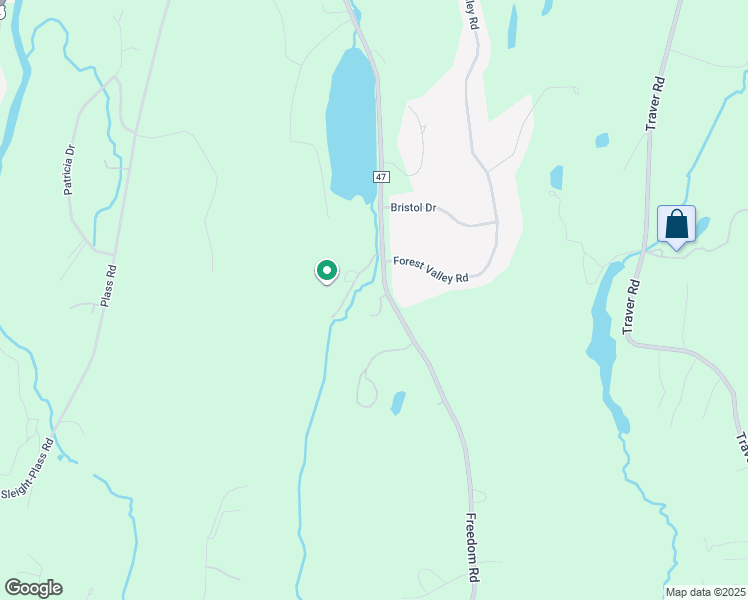 map of restaurants, bars, coffee shops, grocery stores, and more near 821 Freedom Road in Pleasant Valley
