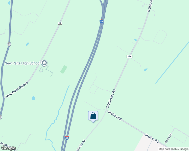 map of restaurants, bars, coffee shops, grocery stores, and more near 11 Olev Lane in New Paltz