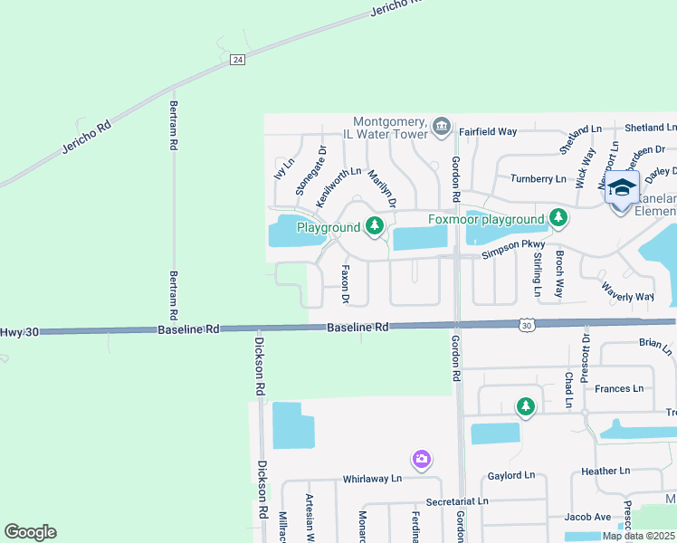 map of restaurants, bars, coffee shops, grocery stores, and more near 1888 Faxon Drive in Montgomery