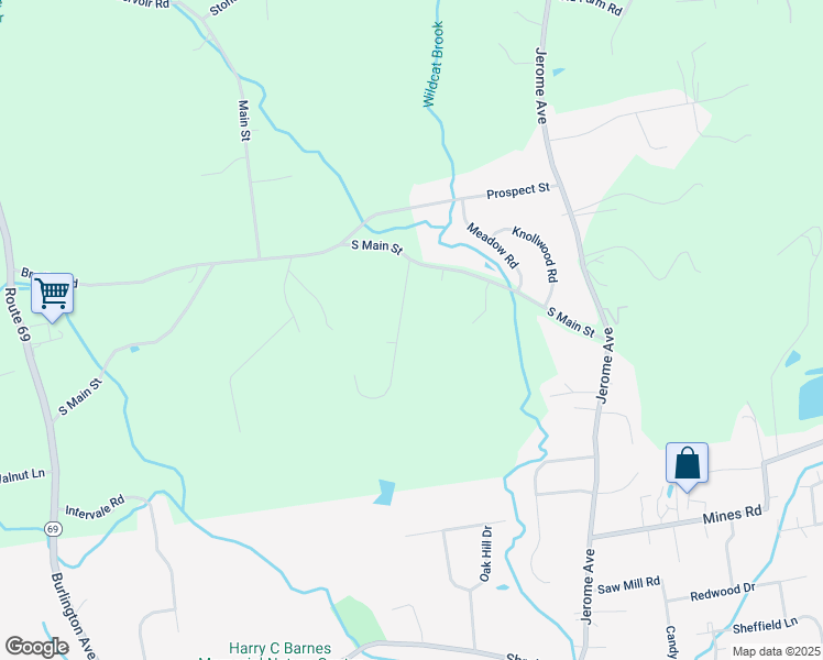 map of restaurants, bars, coffee shops, grocery stores, and more near 12 Wotton Lane in Burlington