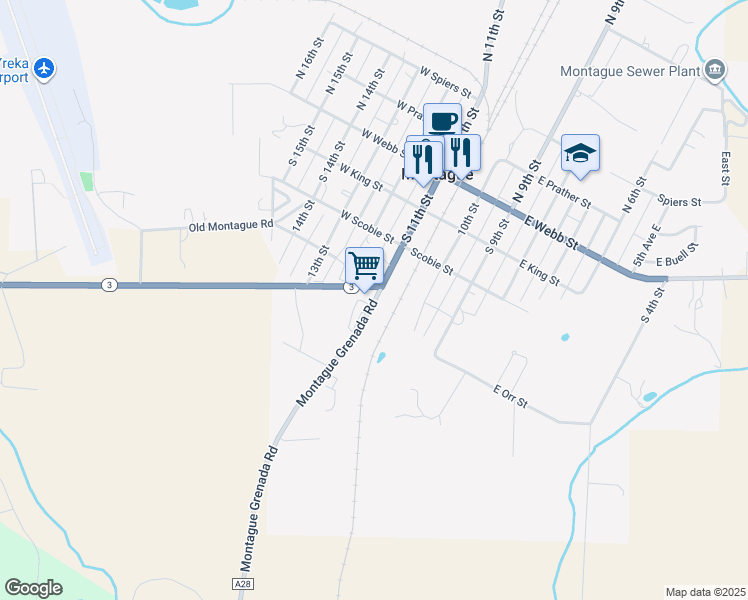 411 South 11th Street, Montague CA Walk Score