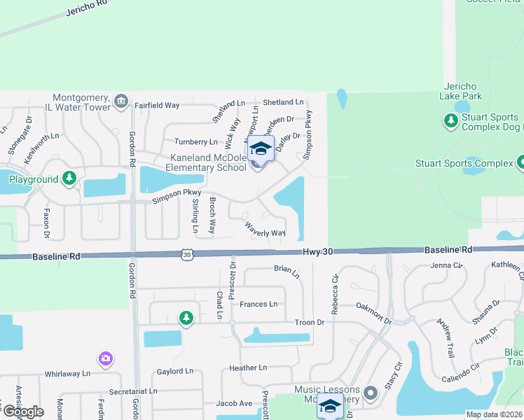 map of restaurants, bars, coffee shops, grocery stores, and more near 1829 Waverly Way in Montgomery
