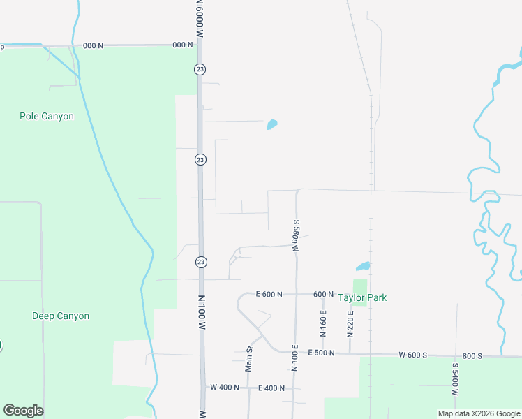 map of restaurants, bars, coffee shops, grocery stores, and more near 73 East 850 North in Mendon