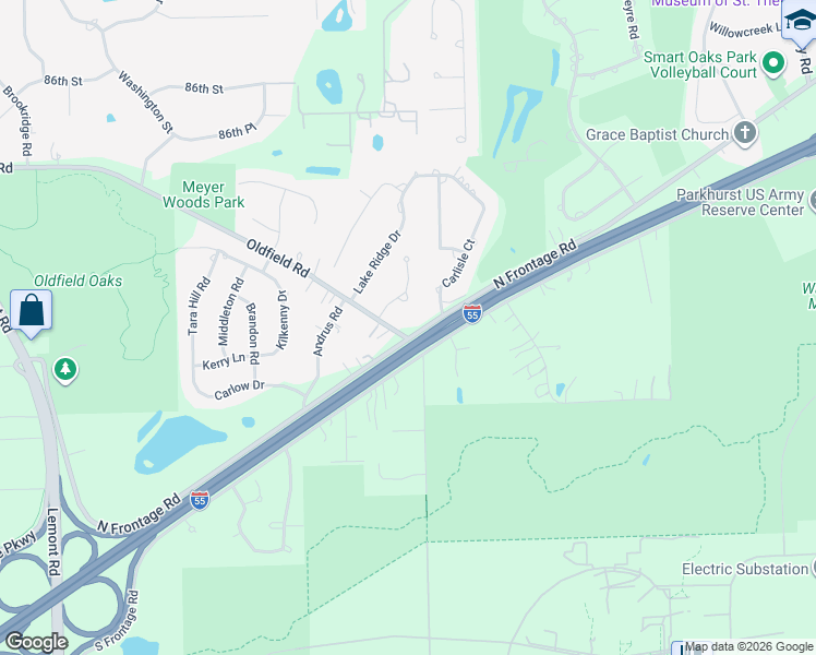 map of restaurants, bars, coffee shops, grocery stores, and more near 2004 Oldfield Road in Darien