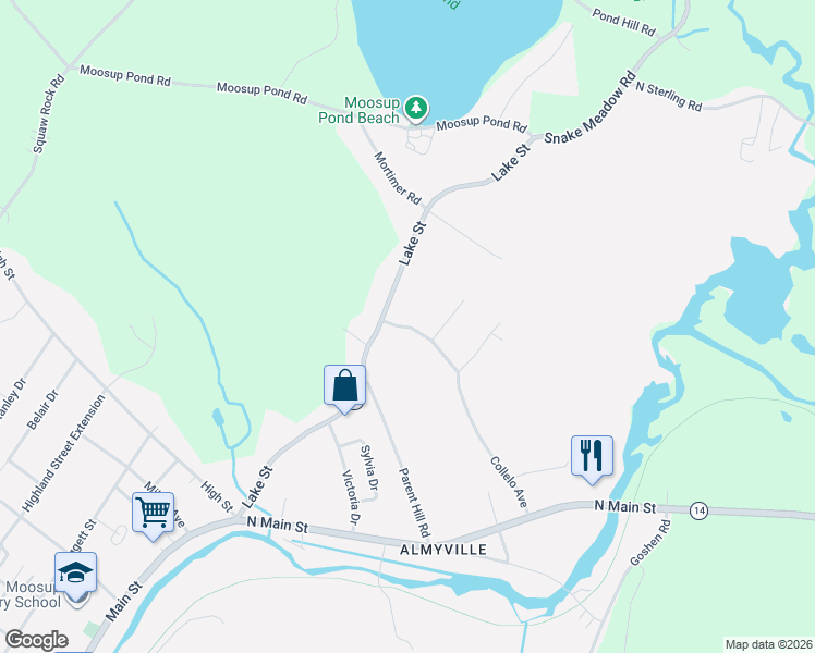 map of restaurants, bars, coffee shops, grocery stores, and more near 15 Collelo Avenue in Plainfield