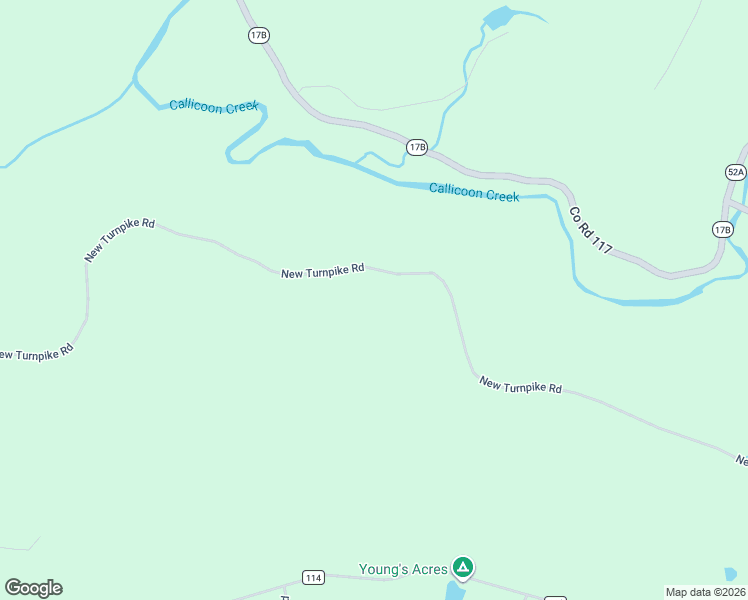 map of restaurants, bars, coffee shops, grocery stores, and more near 632 New Turnpike Road in Callicoon