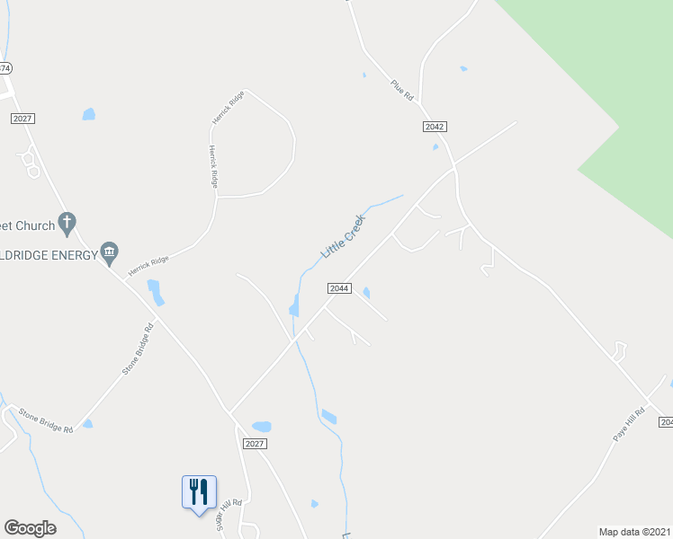 map of restaurants, bars, coffee shops, grocery stores, and more near 465 Stark Road in Union Dale