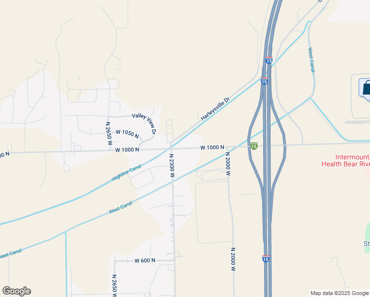 map of restaurants, bars, coffee shops, grocery stores, and more near 2225 West 1000 North in Tremonton