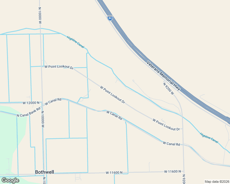 map of restaurants, bars, coffee shops, grocery stores, and more near 9590 West Point Lookout Drive in Tremonton