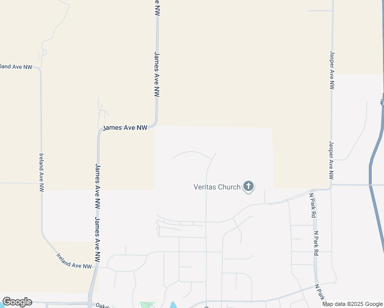 map of restaurants, bars, coffee shops, grocery stores, and more near 2836 James Avenue Northwest in Tiffin