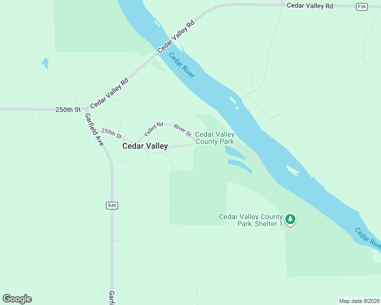 map of restaurants, bars, coffee shops, grocery stores, and more near 634 255th Street in West Branch