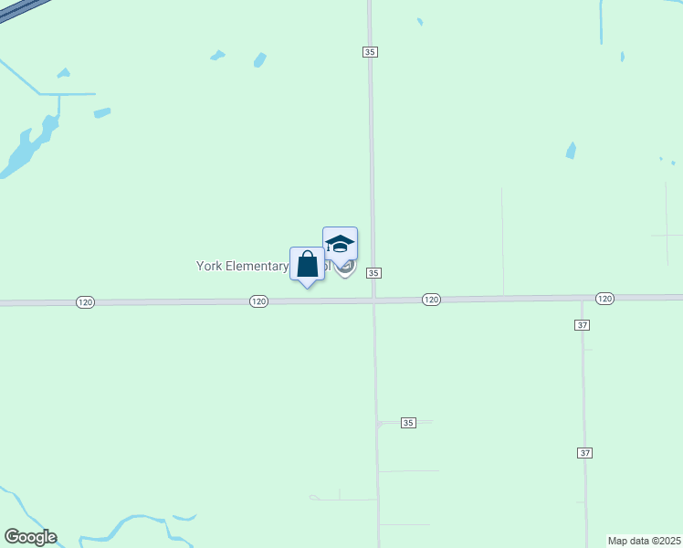 map of restaurants, bars, coffee shops, grocery stores, and more near 13549 Indiana 120 in Bristol