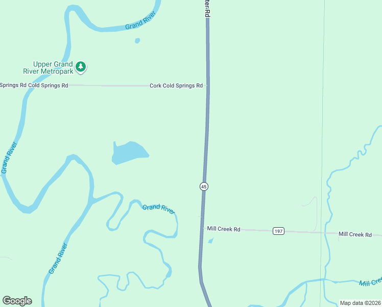 map of restaurants, bars, coffee shops, grocery stores, and more near 895 Ohio 45 in Austinburg