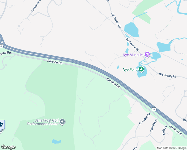 map of restaurants, bars, coffee shops, grocery stores, and more near 225 Service Road in Sandwich