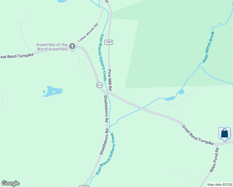 map of restaurants, bars, coffee shops, grocery stores, and more near 2217 Great Bend Turnpike in Honesdale