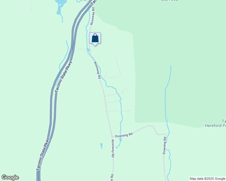 map of restaurants, bars, coffee shops, grocery stores, and more near 407 Rossway Road in Pleasant Valley