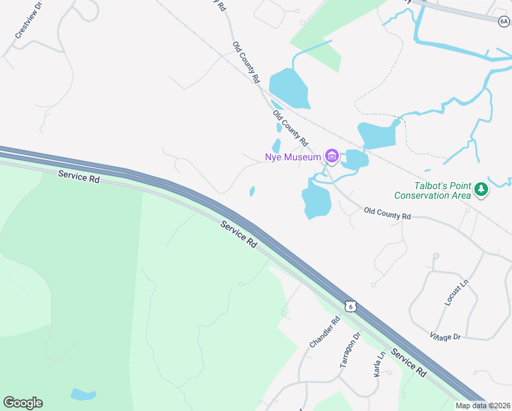 map of restaurants, bars, coffee shops, grocery stores, and more near 47 Old Mill Road in Sandwich