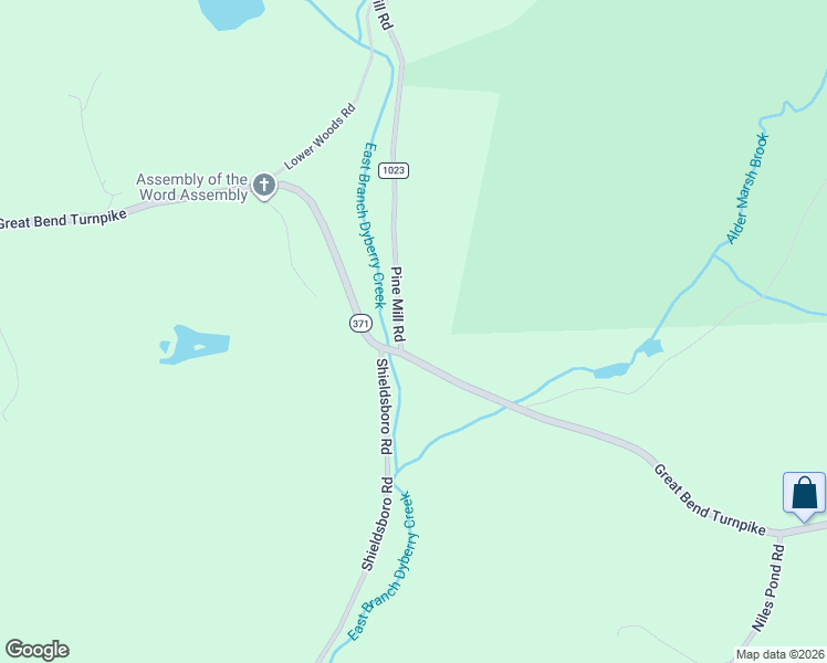 map of restaurants, bars, coffee shops, grocery stores, and more near 2217 Great Bend Turnpike in Honesdale