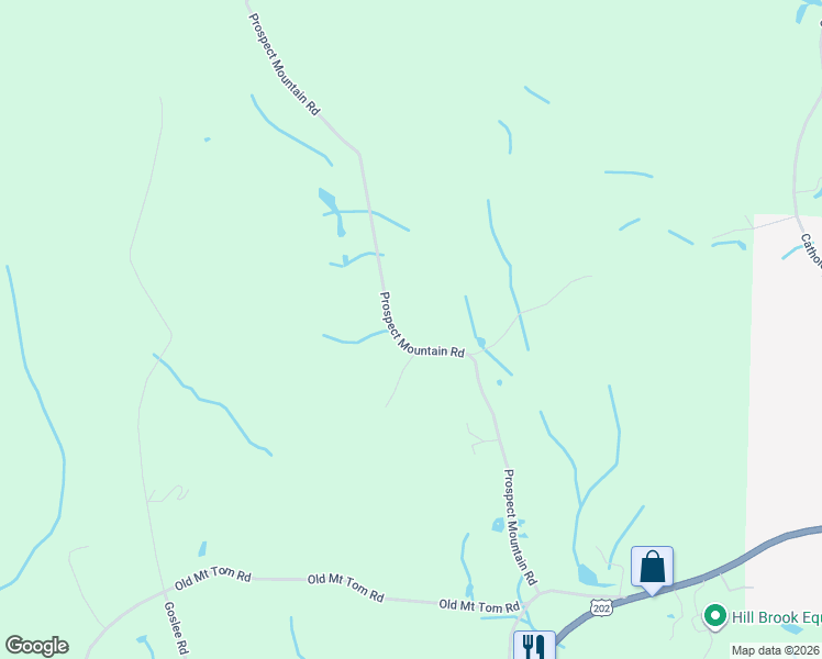 map of restaurants, bars, coffee shops, grocery stores, and more near 91-115 Prospect Mountain Road in Litchfield