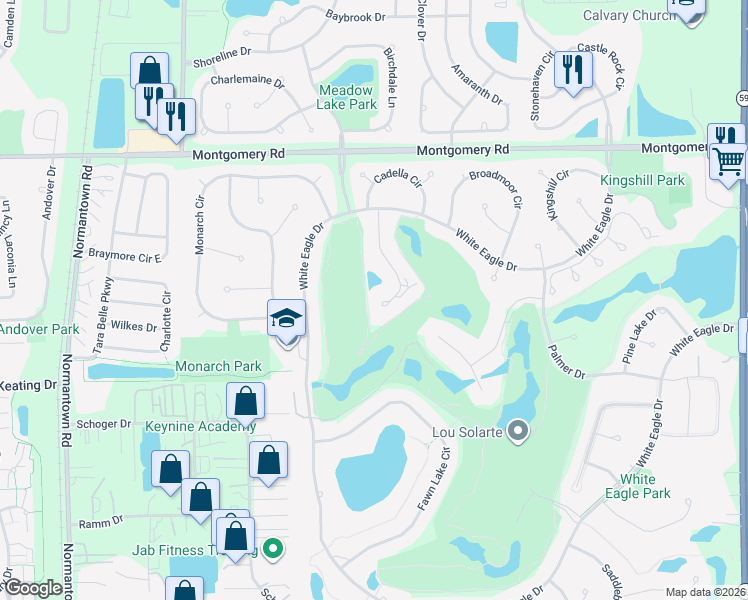 map of restaurants, bars, coffee shops, grocery stores, and more near 1605 Aberdeen Court in Naperville