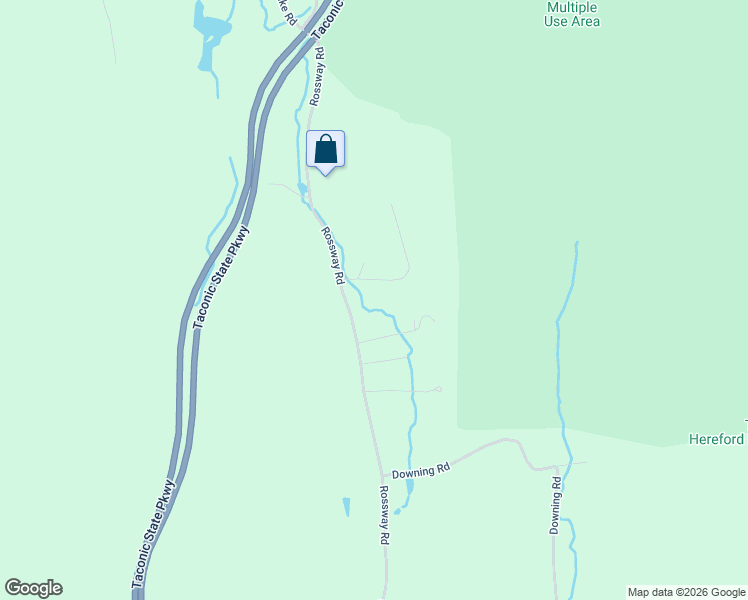 map of restaurants, bars, coffee shops, grocery stores, and more near 404 Rossway Road in Pleasant Valley