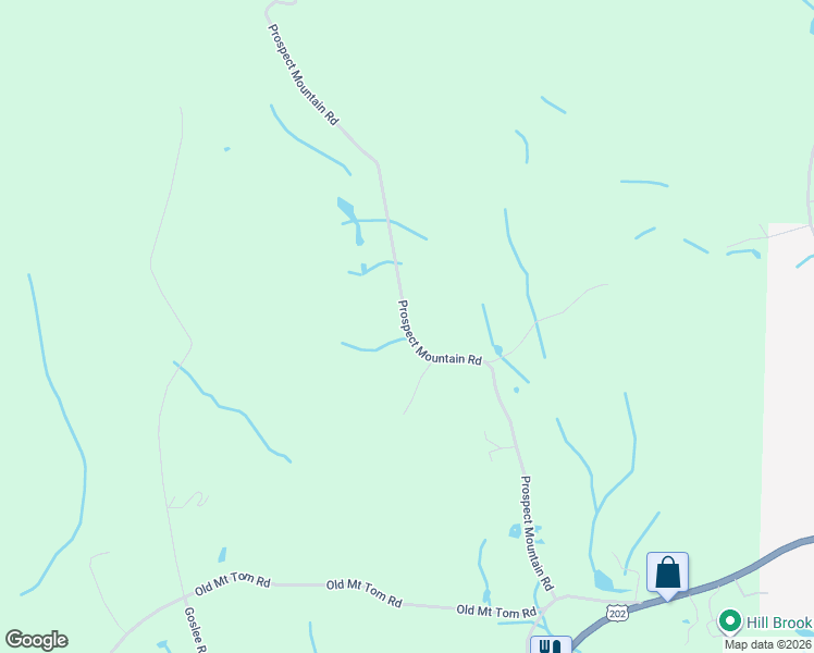map of restaurants, bars, coffee shops, grocery stores, and more near 115 Prospect Mountain Rd in Litchfield