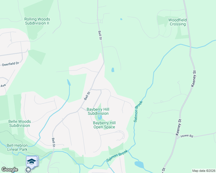 map of restaurants, bars, coffee shops, grocery stores, and more near 24 Ladyslipper Lane in Glastonbury