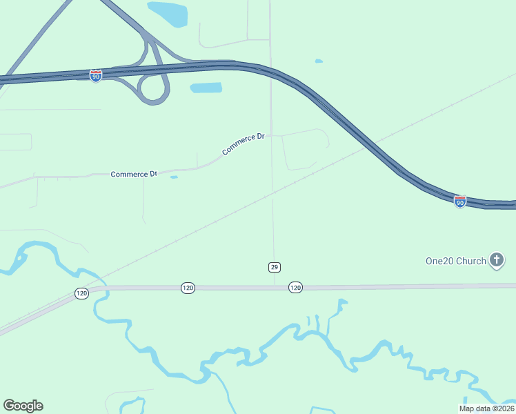 map of restaurants, bars, coffee shops, grocery stores, and more near 52735 County Road 29 in Bristol