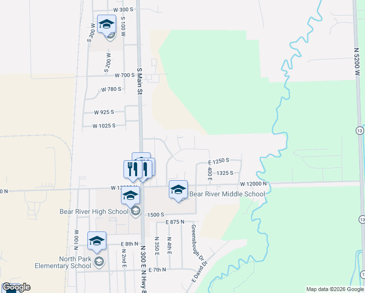 map of restaurants, bars, coffee shops, grocery stores, and more near 320 Riverview Drive in Garland