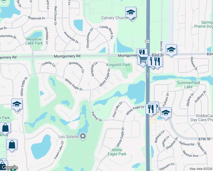 map of restaurants, bars, coffee shops, grocery stores, and more near 1502 Greenbriar Place in Naperville