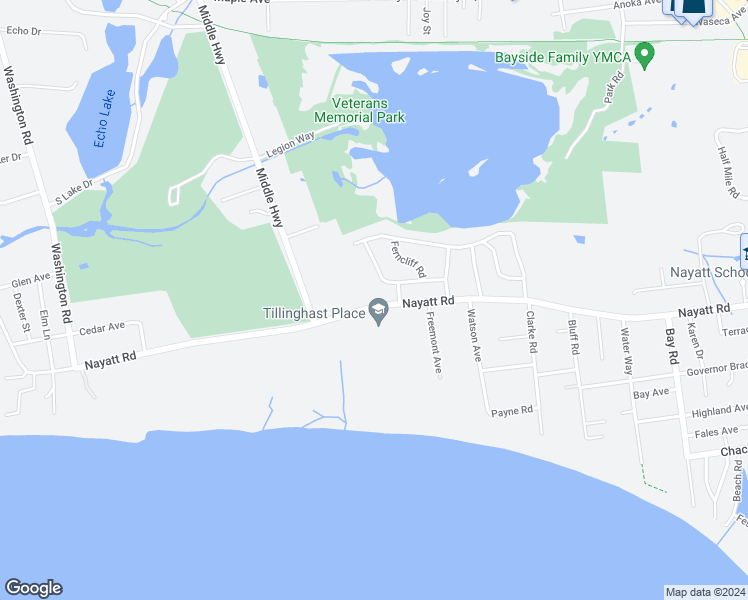 map of restaurants, bars, coffee shops, grocery stores, and more near 222 Nayatt Road in Barrington