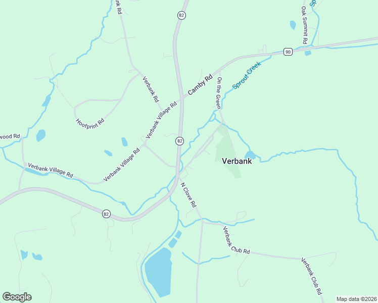 map of restaurants, bars, coffee shops, grocery stores, and more near 3392 New York 82 in Verbank