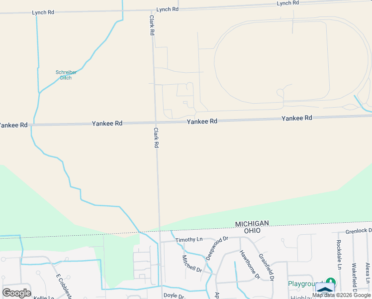 map of restaurants, bars, coffee shops, grocery stores, and more near 8185-8305 Yankee Road in Ottawa Lake