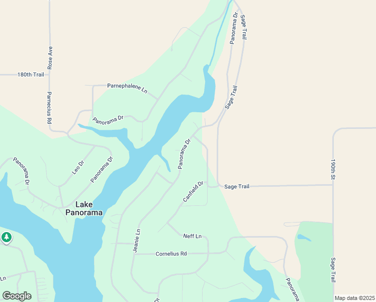 map of restaurants, bars, coffee shops, grocery stores, and more near 4601 Petite Point in Panora
